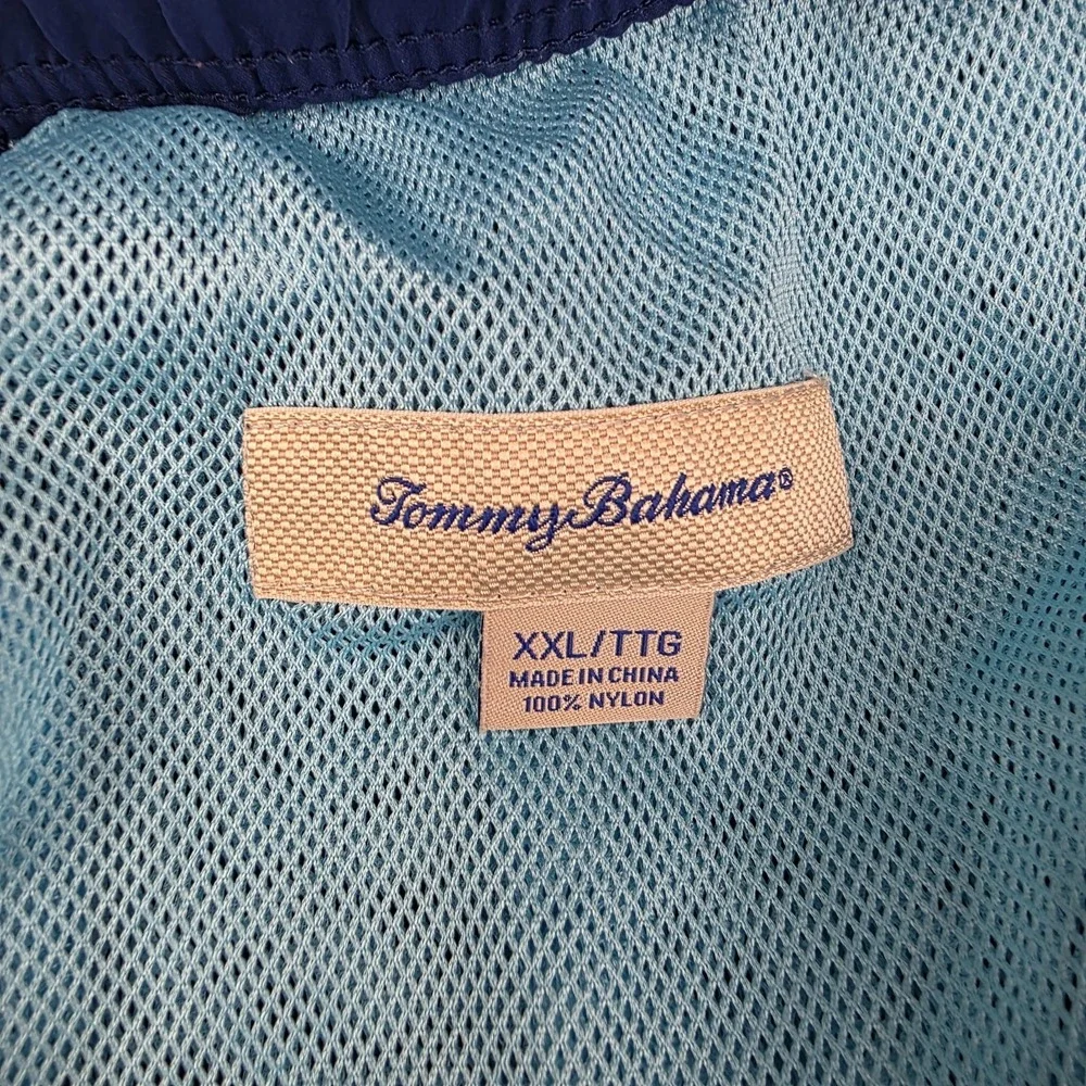 Tommy Bahama Men's Board Shorts XXL Blue Mesh Lined Lightweight Surfing Summer